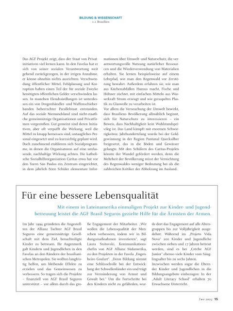 edition two corporate responsibility magazine ... - Phase 4 GmbH