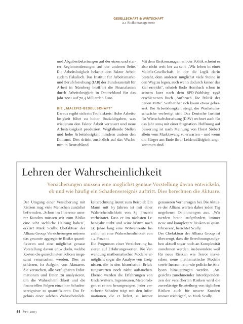 edition two corporate responsibility magazine ... - Phase 4 GmbH