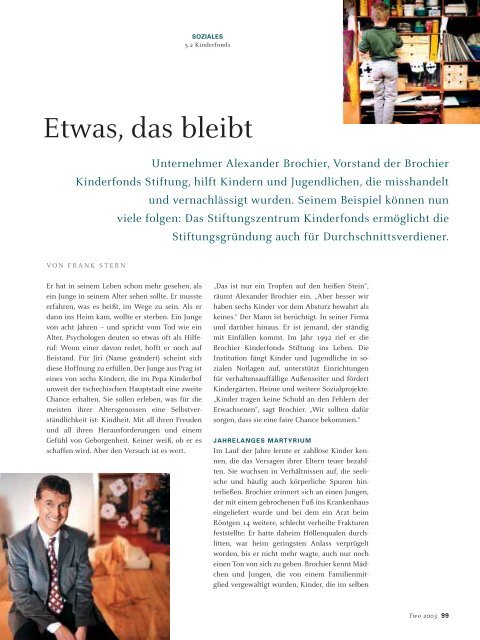 edition two corporate responsibility magazine ... - Phase 4 GmbH