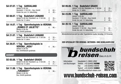 A-9900 LIENZ, Hauptplatz 5 . www.bundschuh ... - Gemeinde Lienz