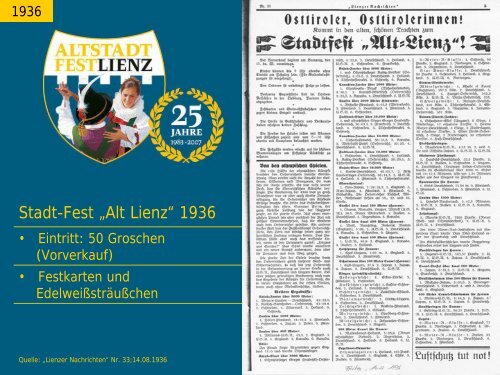 25 Jahre (Alt)Stadtfest