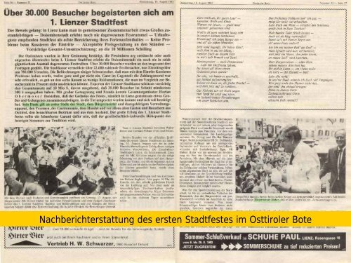 25 Jahre (Alt)Stadtfest