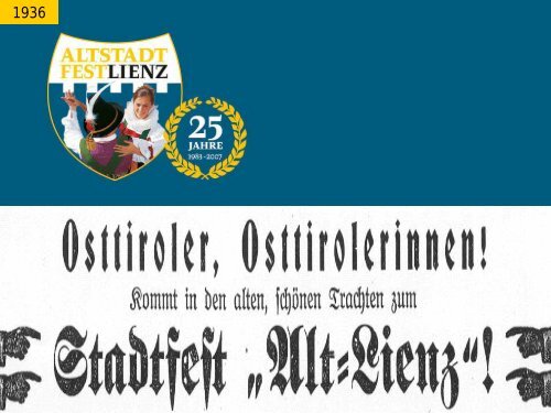 25 Jahre (Alt)Stadtfest