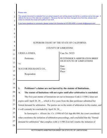 1. Petitioner's claims are not barred by the statute of limitations.