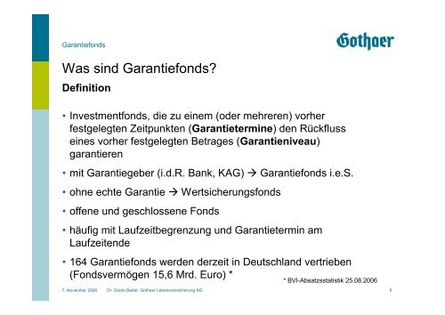 Garantiefonds - QX-Club KÃ¶ln