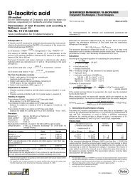 D-Isocitric acid - R-Biopharm AG