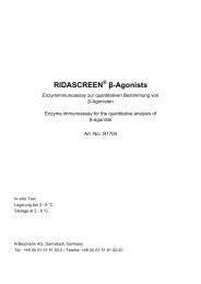 Produktinformation - R-Biopharm AG