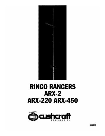 Cushcraft ARX2 Ringo Ranger