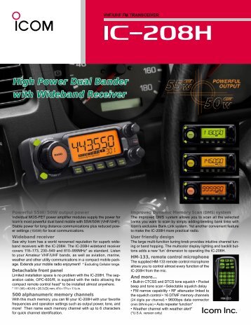 Icom IC-208H PDF - ComDaC