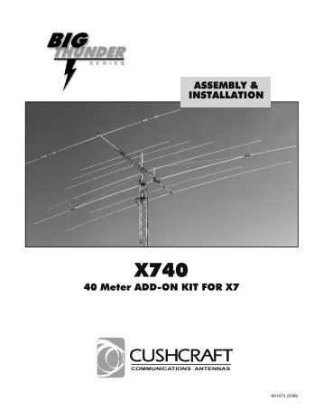 40 Meter ADD-ON KIT FOR X7 ASSEMBLY & INSTALLATION