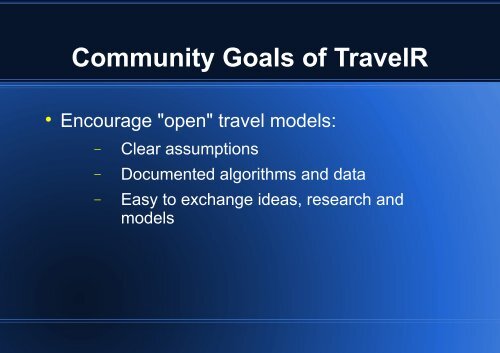 TravelR - The R Project for Statistical Computing