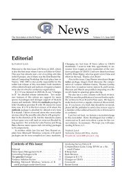 Editorial - The R Project for Statistical Computing