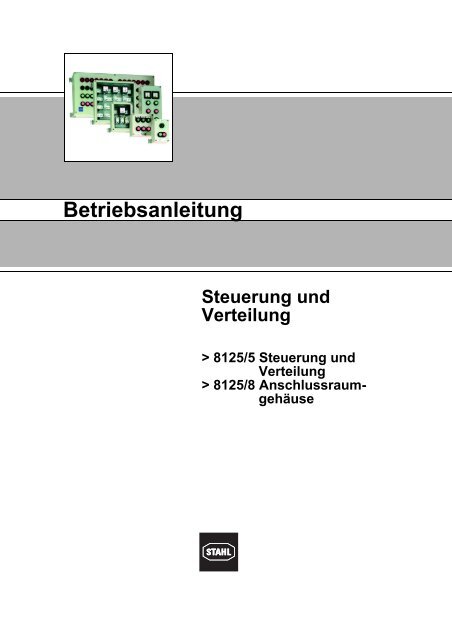 Betriebsanleitung - r. stahl