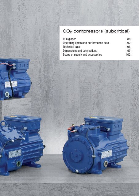 CO2 compressors (subcritical)