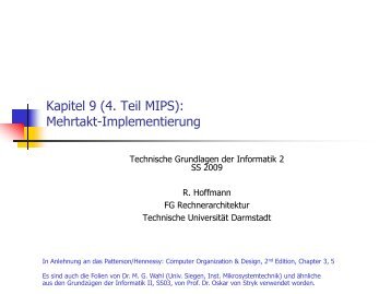 4. Teil MIPS - Ra.informatik.tu-darmstadt.de - Technische UniversitÃ¤t ...