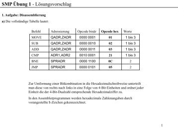 SMP LÃ¶sungsvorschlag Ãbung 1 - Ra.informatik.tu-darmstadt.de