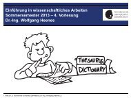 4. Vorlesung Dr.-Ing. Wolfgang Heenes - Ra.informatik.tu-darmstadt ...