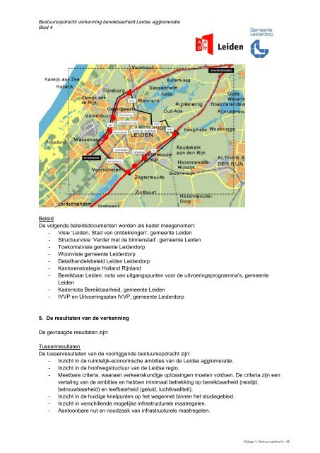 LAB071 Bereikbaarheid Leidse Regio Plan van ... - Het Waardeiland