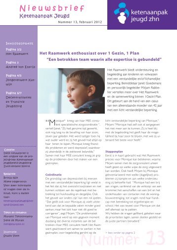 Nieuwsbrief Ketenaanpak Jeugd februari 2012 - Weer Samen Naar ...