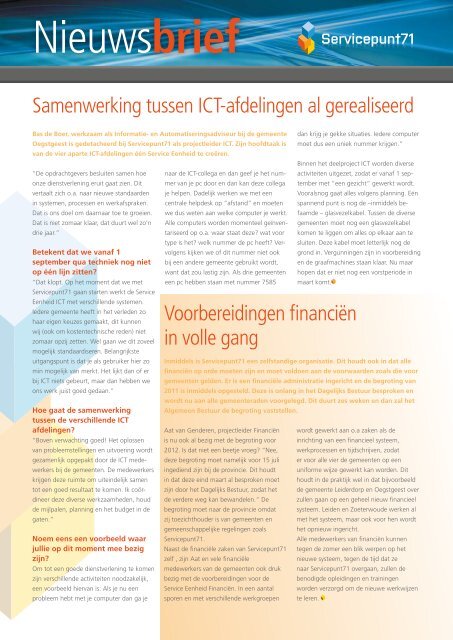 nieuwsbrief Servicepunt 71 110228.pdf - Bestuurlijke informatie van ...