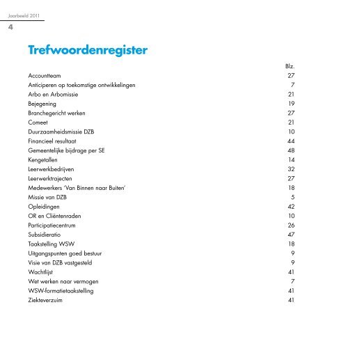 721 Jaarbeeld 2011 DZB - gemeentebestuur van Voorschoten