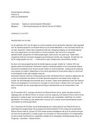 Brittenstein brief Klankbordgroep aan raad 130621 - D66 Leiderdorp