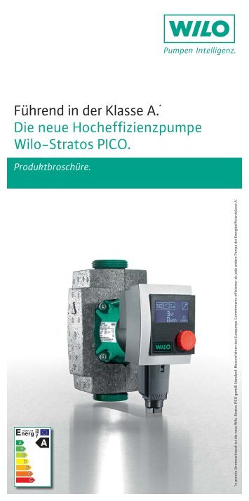 Hocheffizienzpumpe Wilo-Stratos PICO. - TheKeSo.de