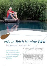 Mein Teich ist eine Welt - Emmel Garten · Tier