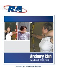 Archery Club - RA Centre