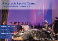 Neues aus dem Verein - racetech