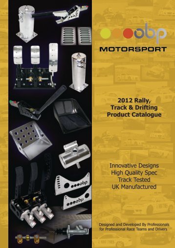2012 Rally, Track & Drifting Product Catalogue ... - RacingExpert