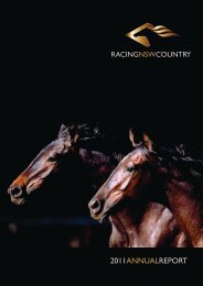 2011 REPORT ANNUAL - Racing NSW