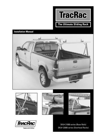 trac rac truck rack pickup sliding track rack system from ... - Rack Attack