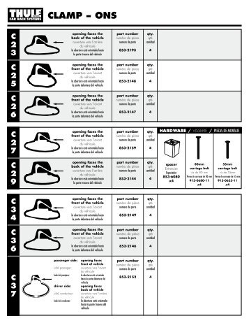 501-5410 Clamp-Ons (Page 1) - Rack Attack