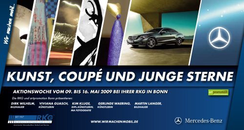 kuNst, COupé uNd juNgE stERNE - Artpromotion Bonn