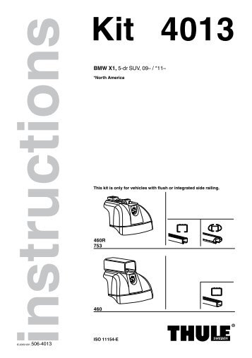 Thule Podium Fit Kit 4013 - Rack Attack