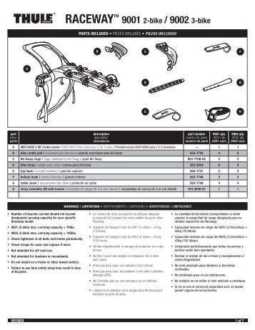 Thule 9001 Raceway 2 Bike - Rack Attack