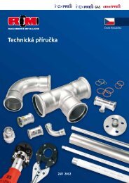 Technická příručka - Raccorderie Metalliche S.p.A.