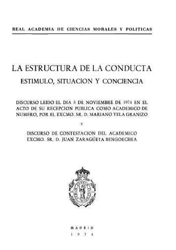 La estructura de la conducta: estímulo, situación y conciencia