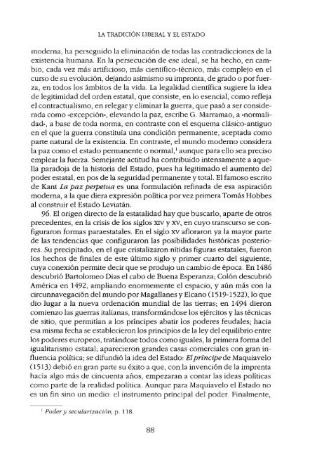 la tradición liberal y el estado - Real Academia de Ciencias Morales ...