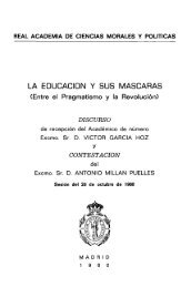 La educación y sus máscaras - Real Academia de Ciencias Morales ...