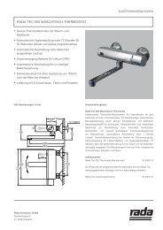 Technische Daten (PDF) - Rada Armaturen GmbH