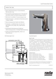 RADA TEC 200 - Rada Armaturen GmbH
