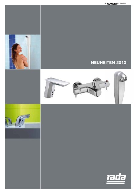 NeuheiteN 2013 - Rada Armaturen GmbH