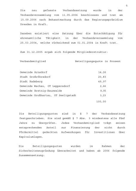 Abwasserzweckverband "Obere RÃ¶der" - Familie Spiegel in Radeberg