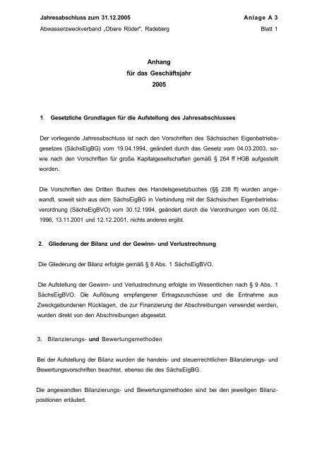 Abwasserzweckverband "Obere RÃ¶der" - Familie Spiegel in Radeberg