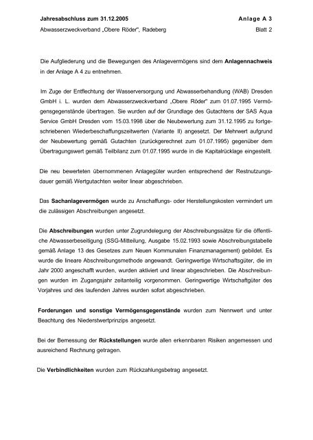 Abwasserzweckverband "Obere RÃ¶der" - Familie Spiegel in Radeberg