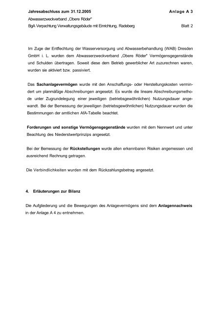 Abwasserzweckverband "Obere RÃ¶der" - Familie Spiegel in Radeberg