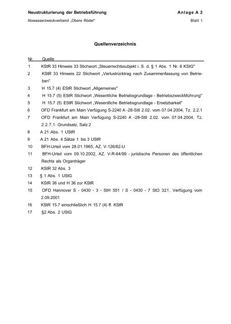 Abwasserzweckverband "Obere RÃ¶der", Sitz Radeberg