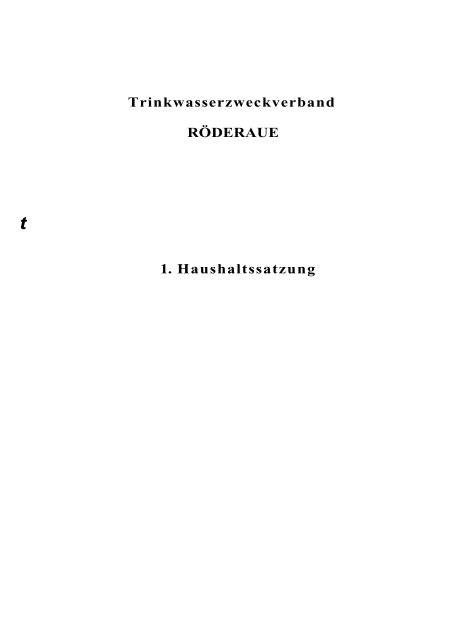 Niederschrift der TZV-Versammlung vom 28.09.2000